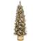 6ft. Pre-Lit Colonial Artificial Christmas Half Tree, Clear Lights